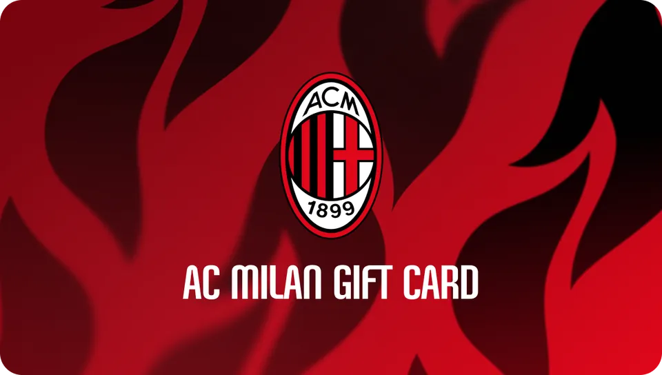 AC Milan Souvenir carta regalo gadget ufficiale da 50 euro