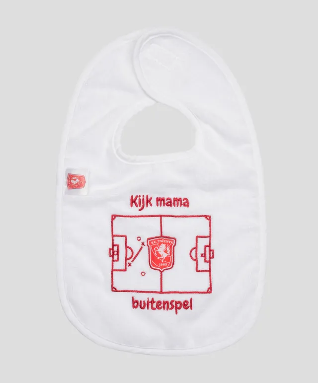 FC Twente Kinderen Kijk Mama Bavaglino neonato bianco taglia unica