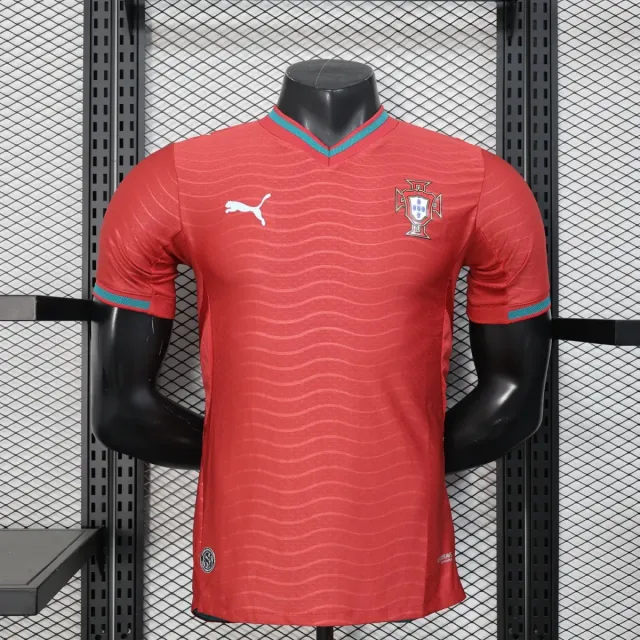 Tifoso Store Player Version Portogallo 2026 prima maglia rossa uomo
