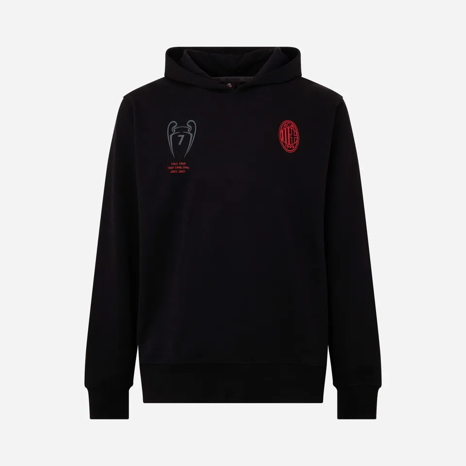 AC Milan Champions felpa con cappuccio uomo M