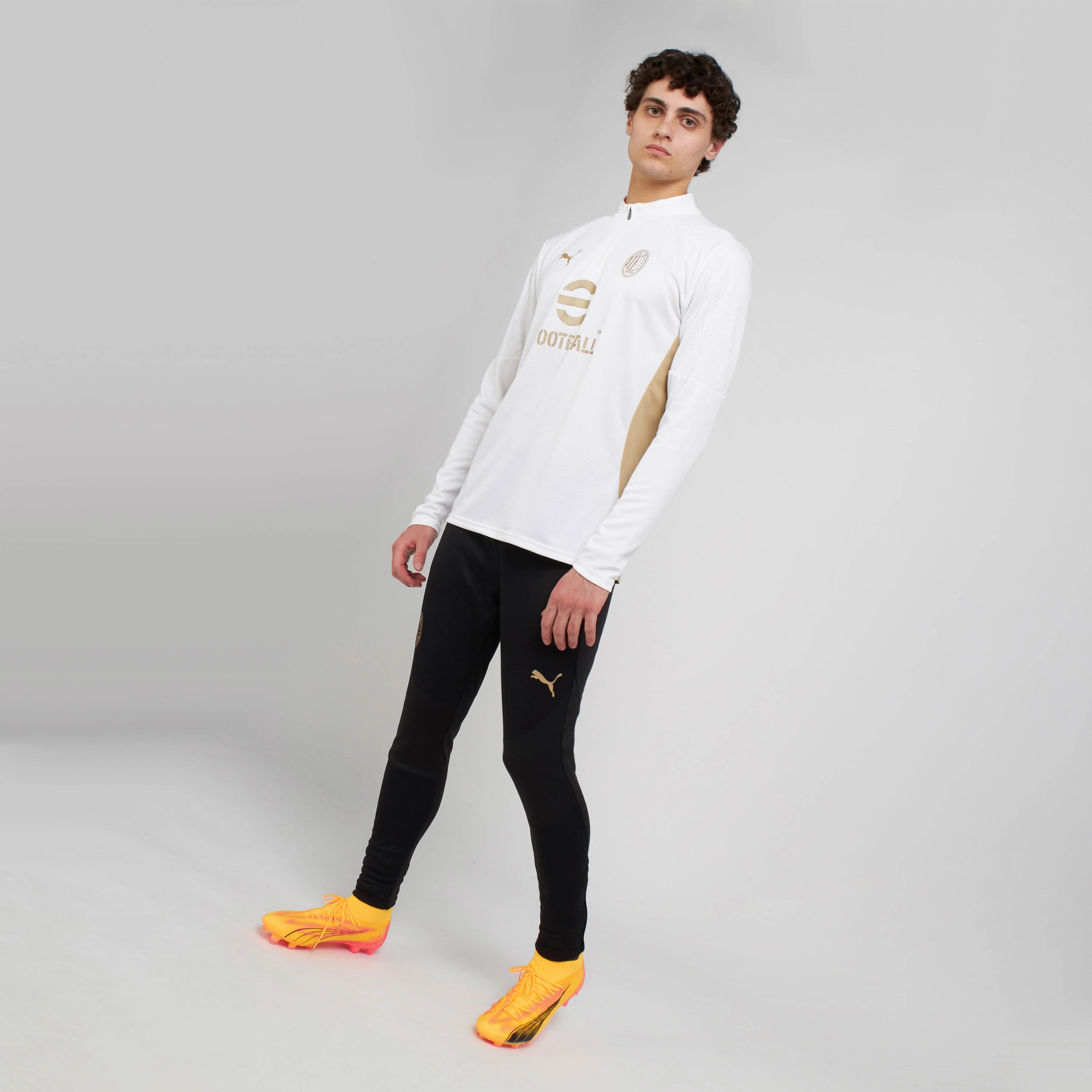 AC Milan Allenamento Training 2024/25 felpa 1/4 zip slim