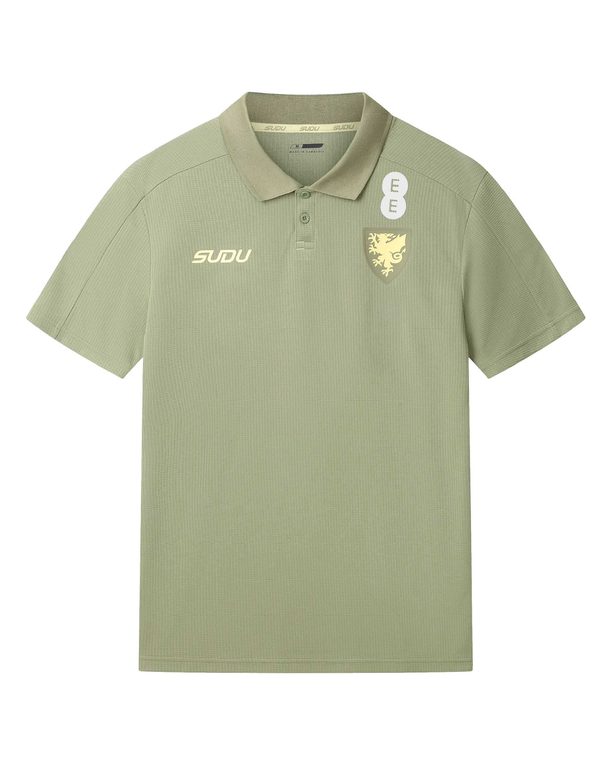 Wales SUDU 2026-27 polo viaggio verde oliva L