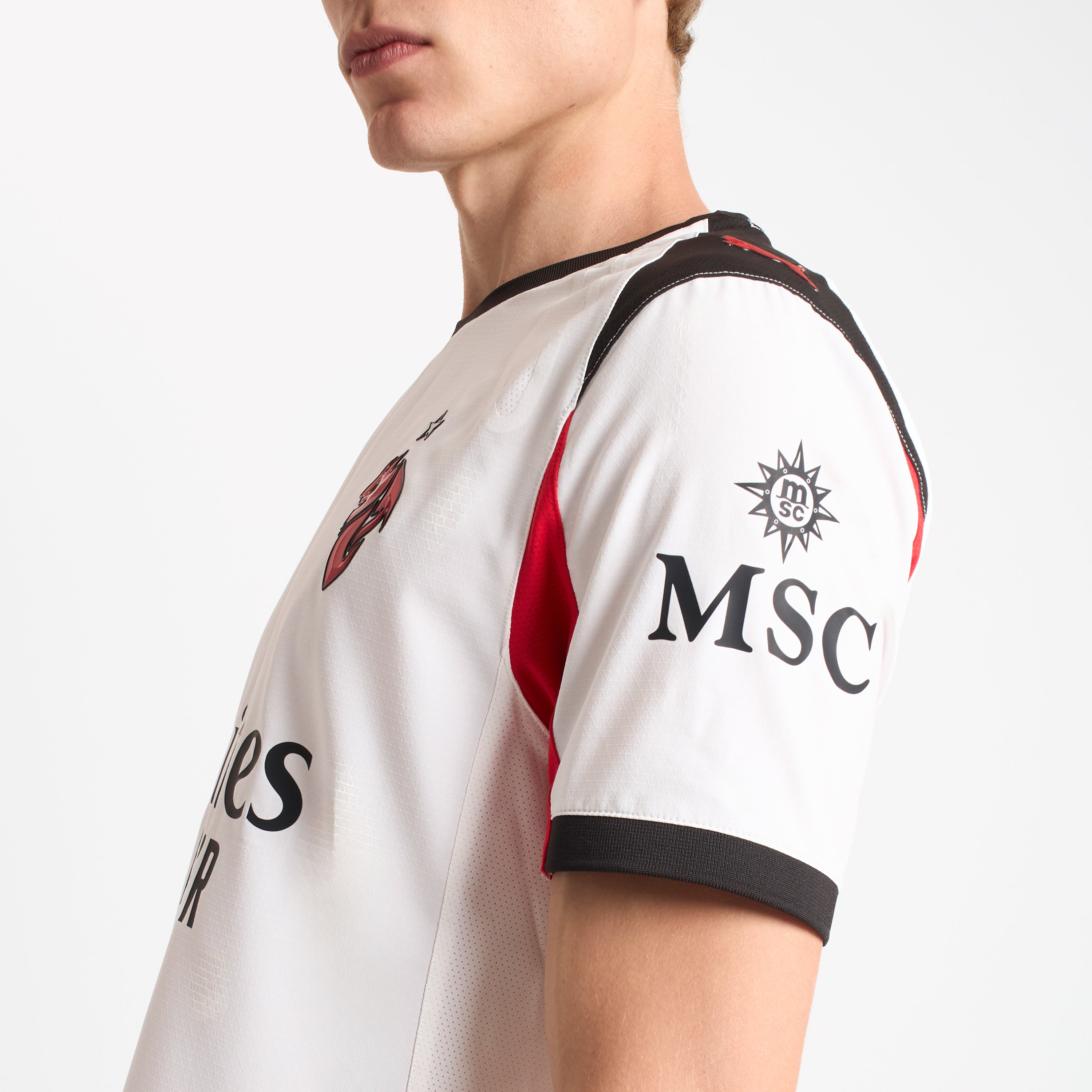 AC Milan Kit Gara Away Authentic 2025/26 maglia uomo leggera