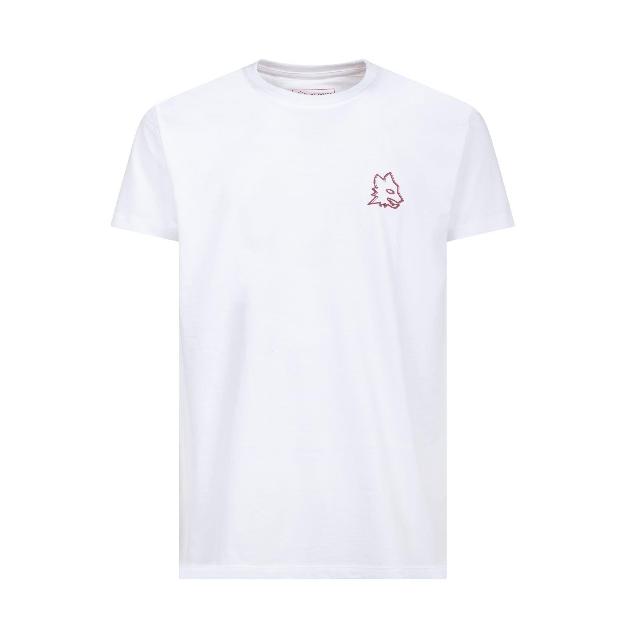 Roma Fanshop AS Roma T-Shirt Lupa maglietta Bianco Bambino