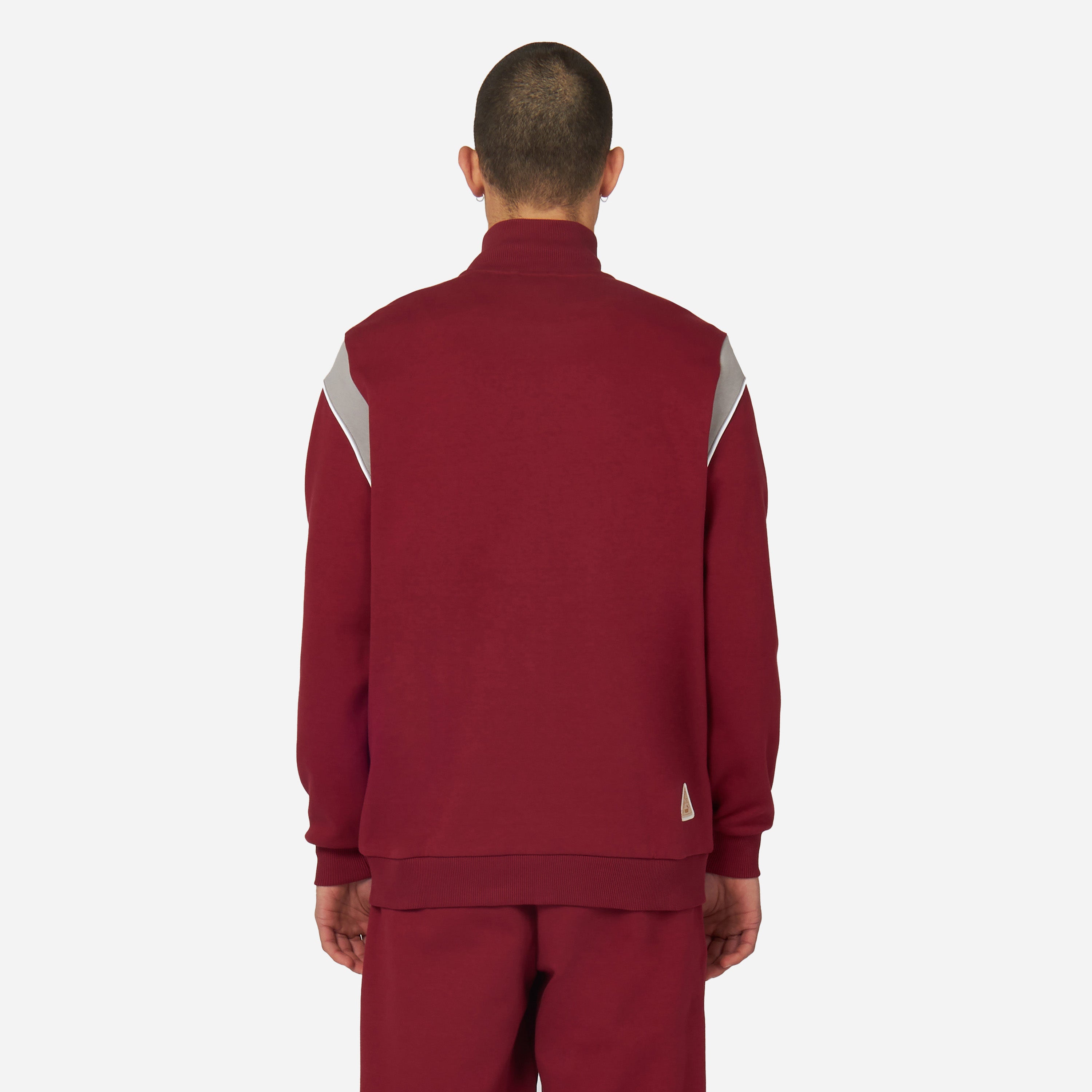 AC Milan Archive felpa uomo con zip verde taglia regolare