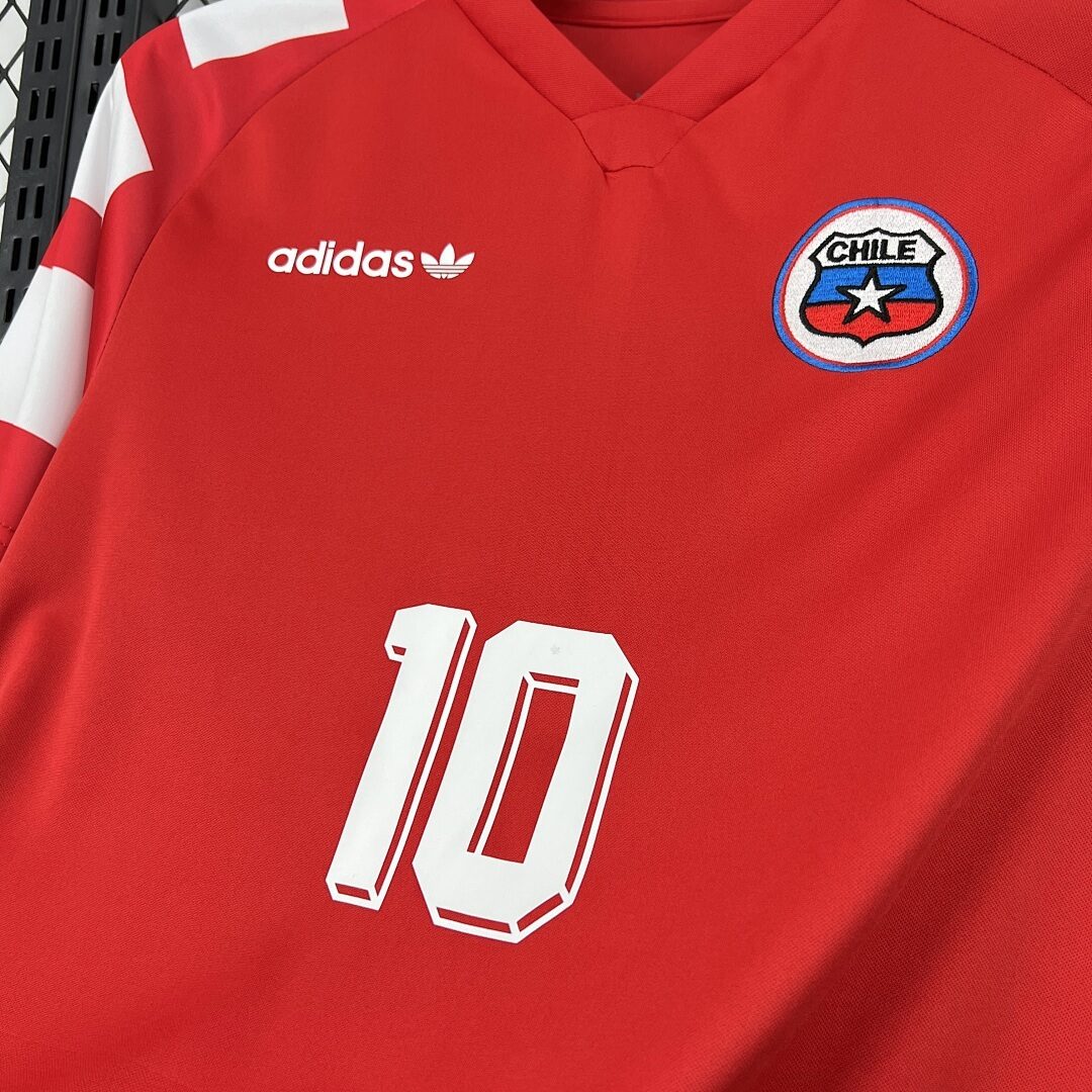 Tifoso Store Cile Retro 2024/25 Maglia Calcio Rossa Casa