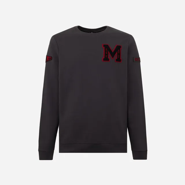 AC Milan College Collection Crewneck felpa grigia uomo