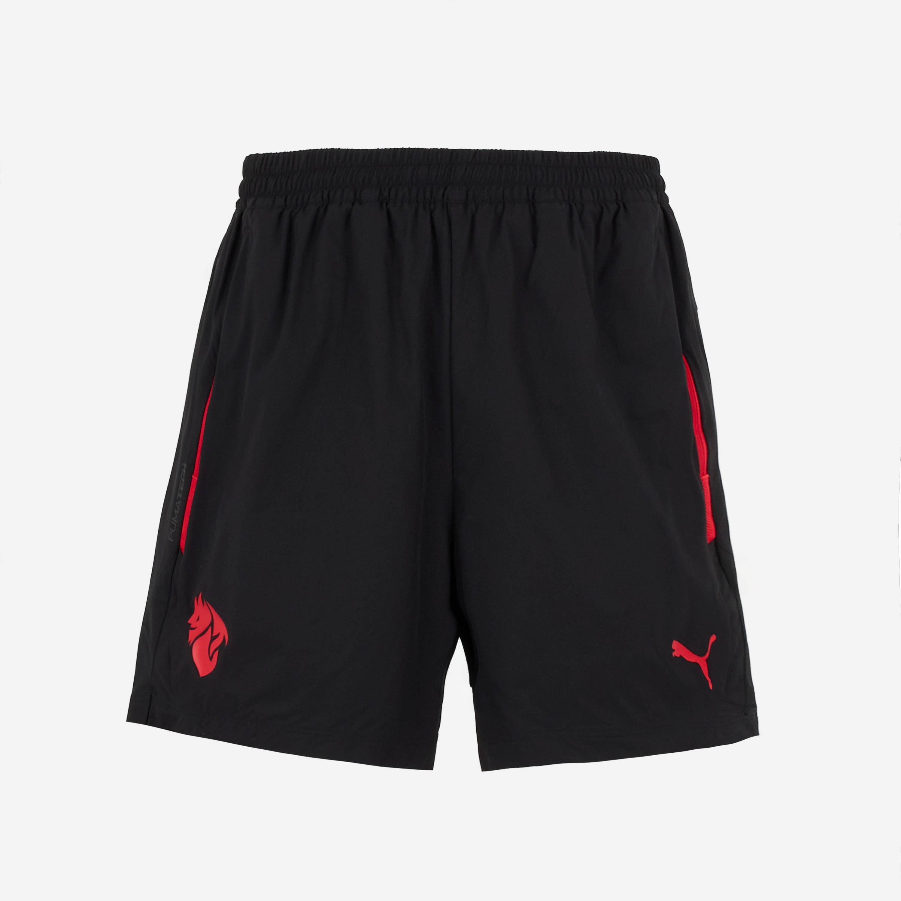 AC Milan Pumatech 2025/26 pantaloncini neri uomo tasche