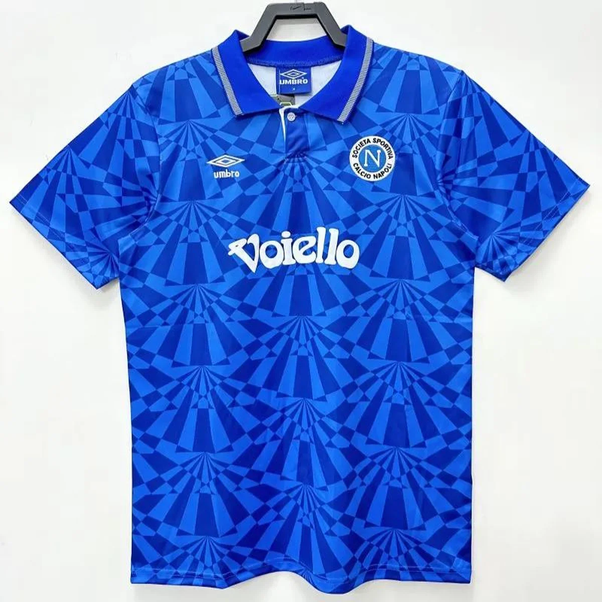 Napoli 1991/93 Retro maglia calcio blu motivo S-XXL