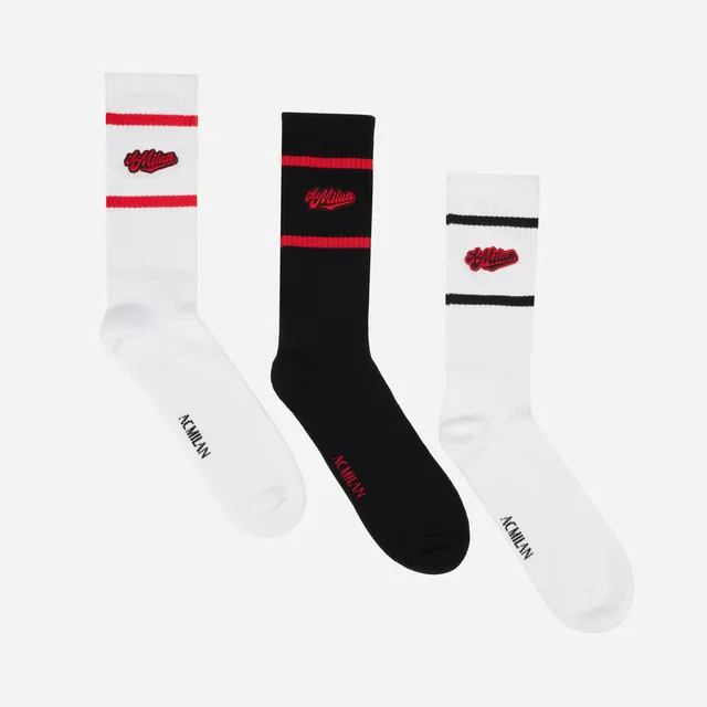 AC Milan Urban Collection set calze cotone logo ufficiale