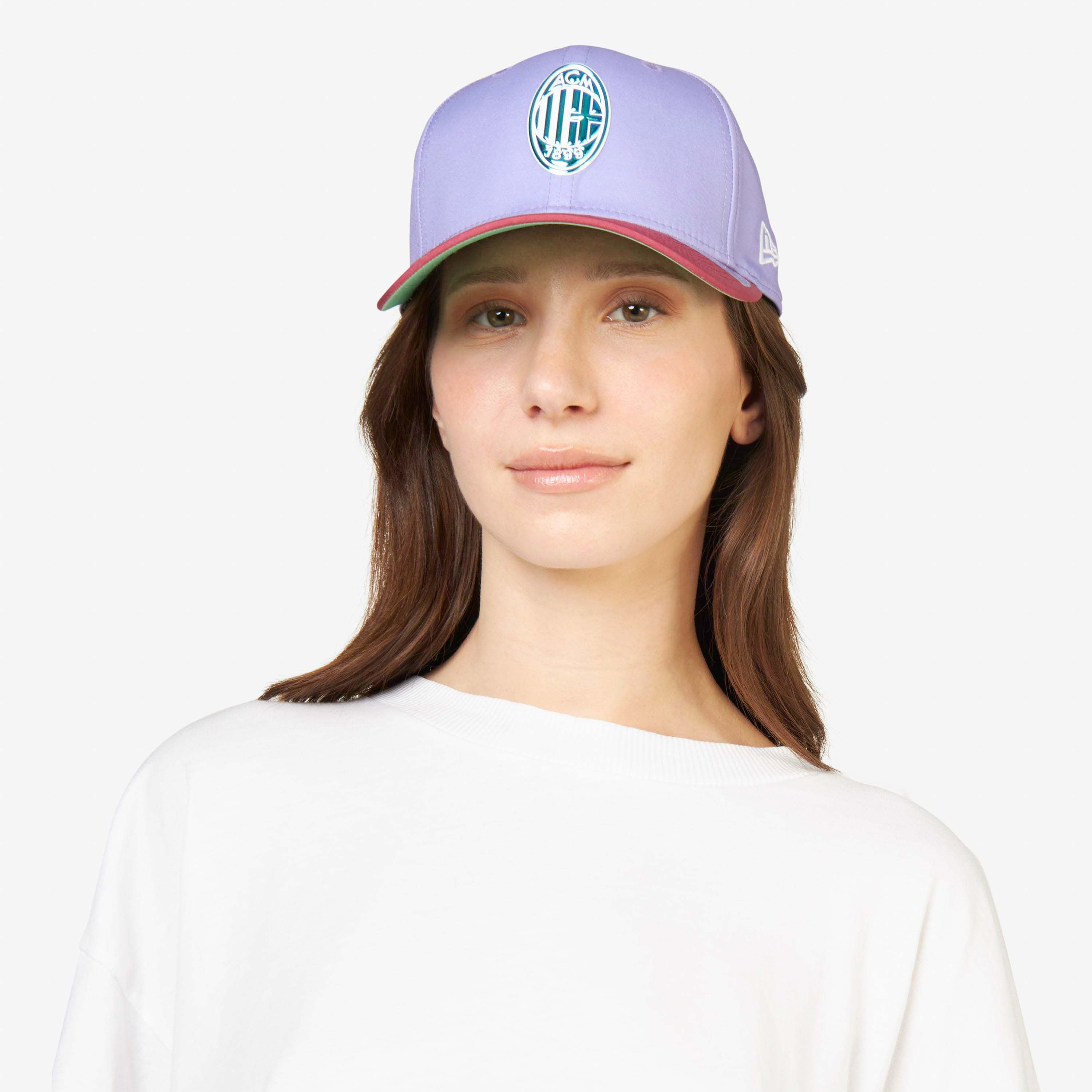 AC Milan 9Forty Stretch Snap New Era cappello logo iridescente