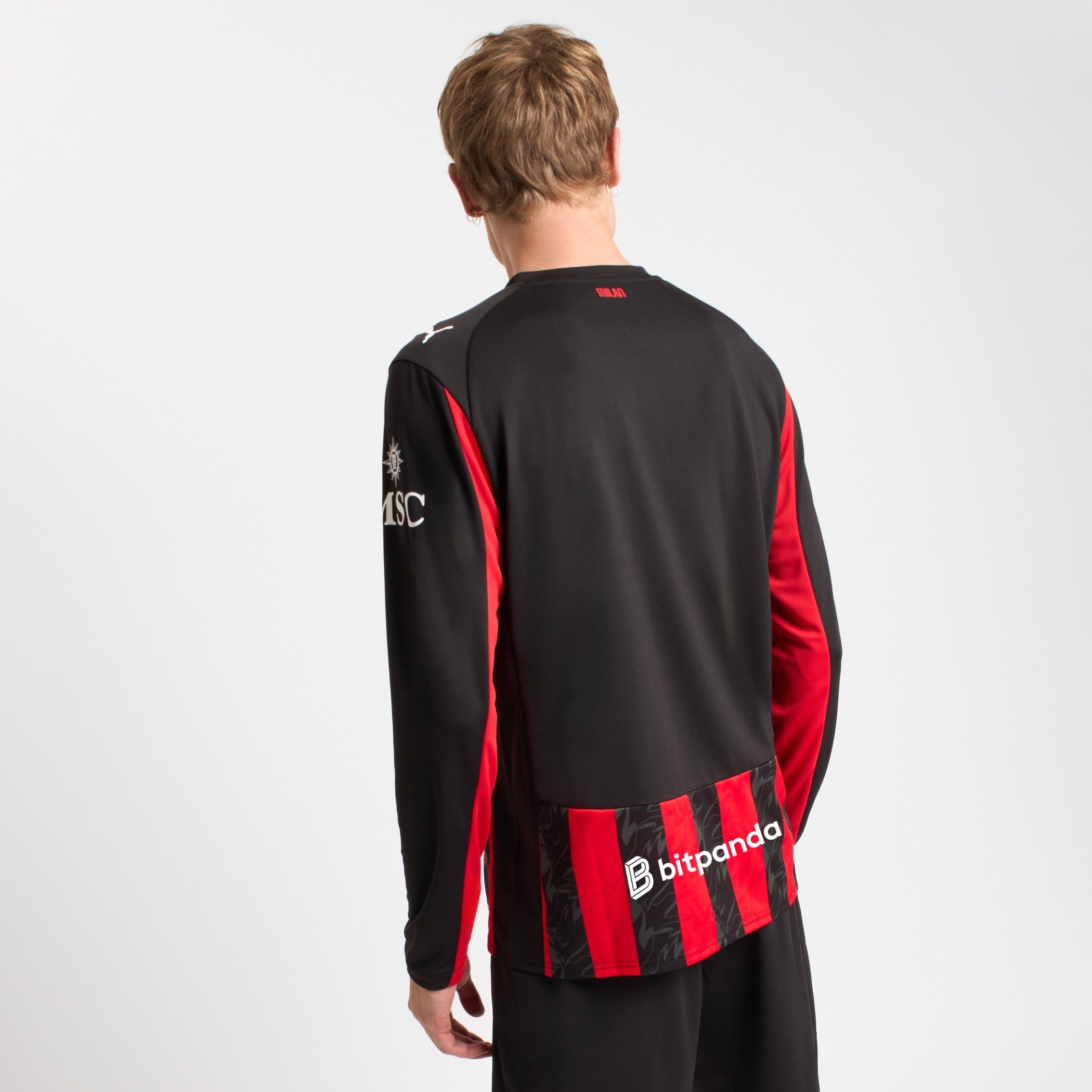 AC Milan Home 25/26 Maglia Manica Lunga Uomo Drycell