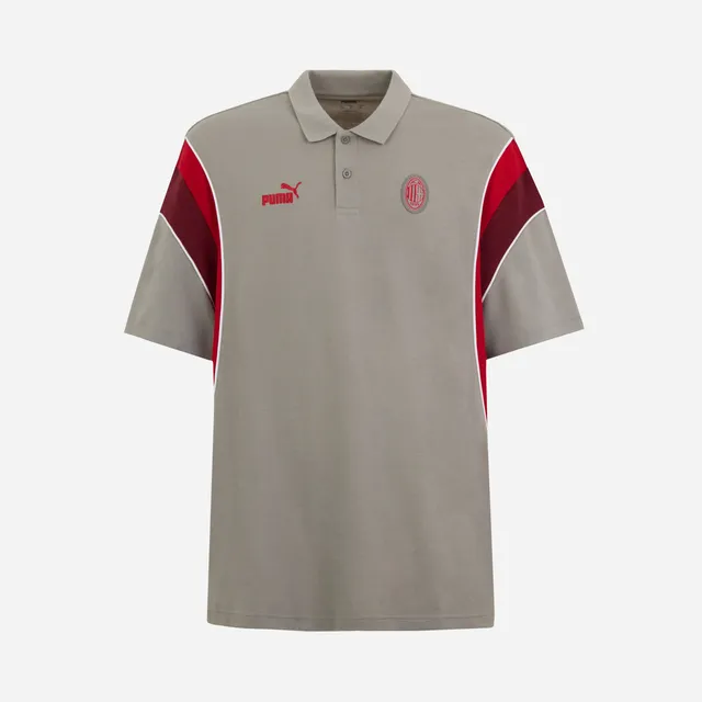 AC Milan Archive Polo Uomo Capsule Puma Grigia