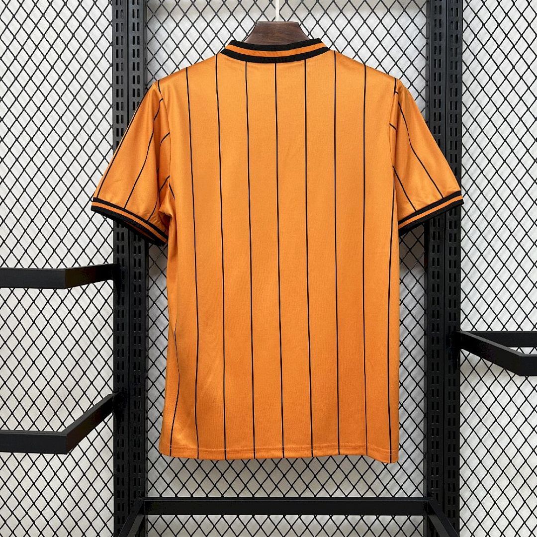 Tifoso Store Maglie da Calcio Wolves Retro 1985/86 maglia arancione