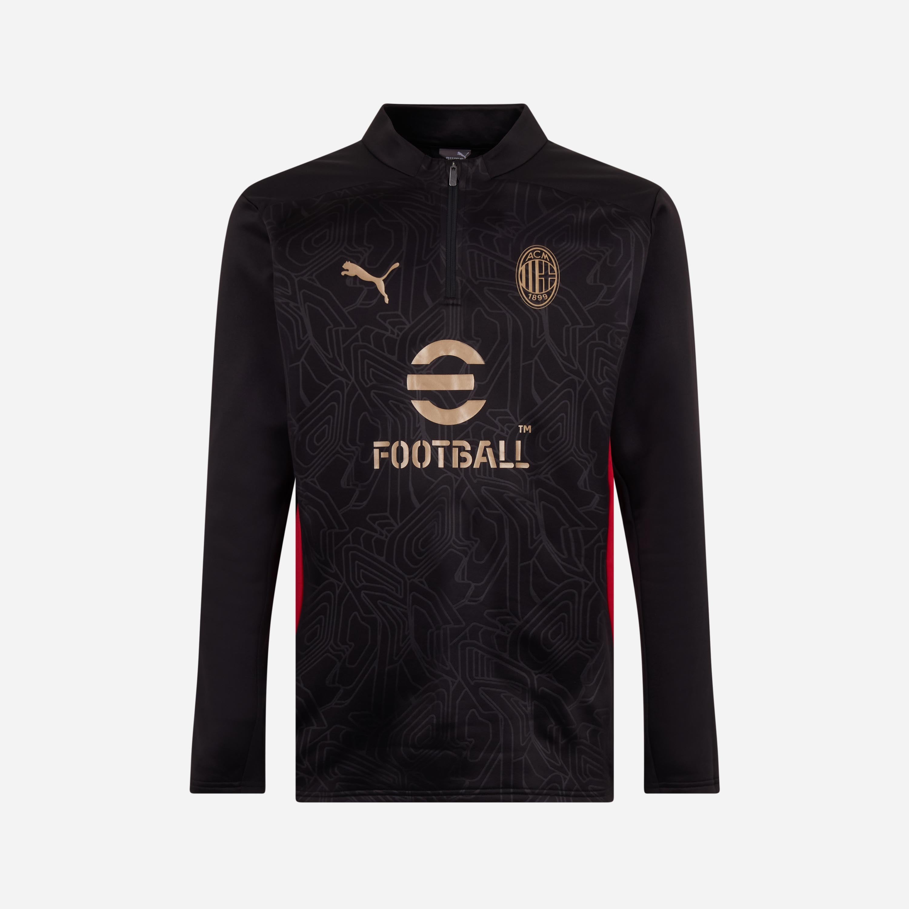 AC Milan Allenamento Milan 1/4 Zip 2024/25 felpa manica lunga