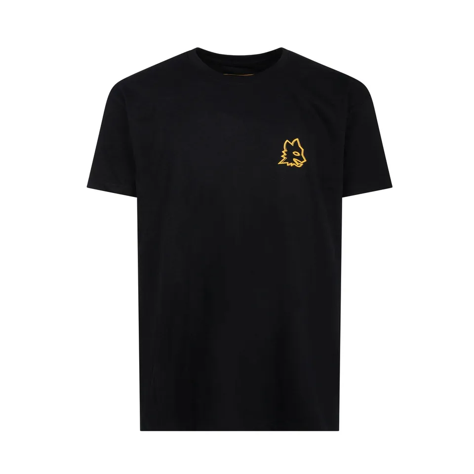 AS Roma T-Shirt Lupa maglietta nera adulto