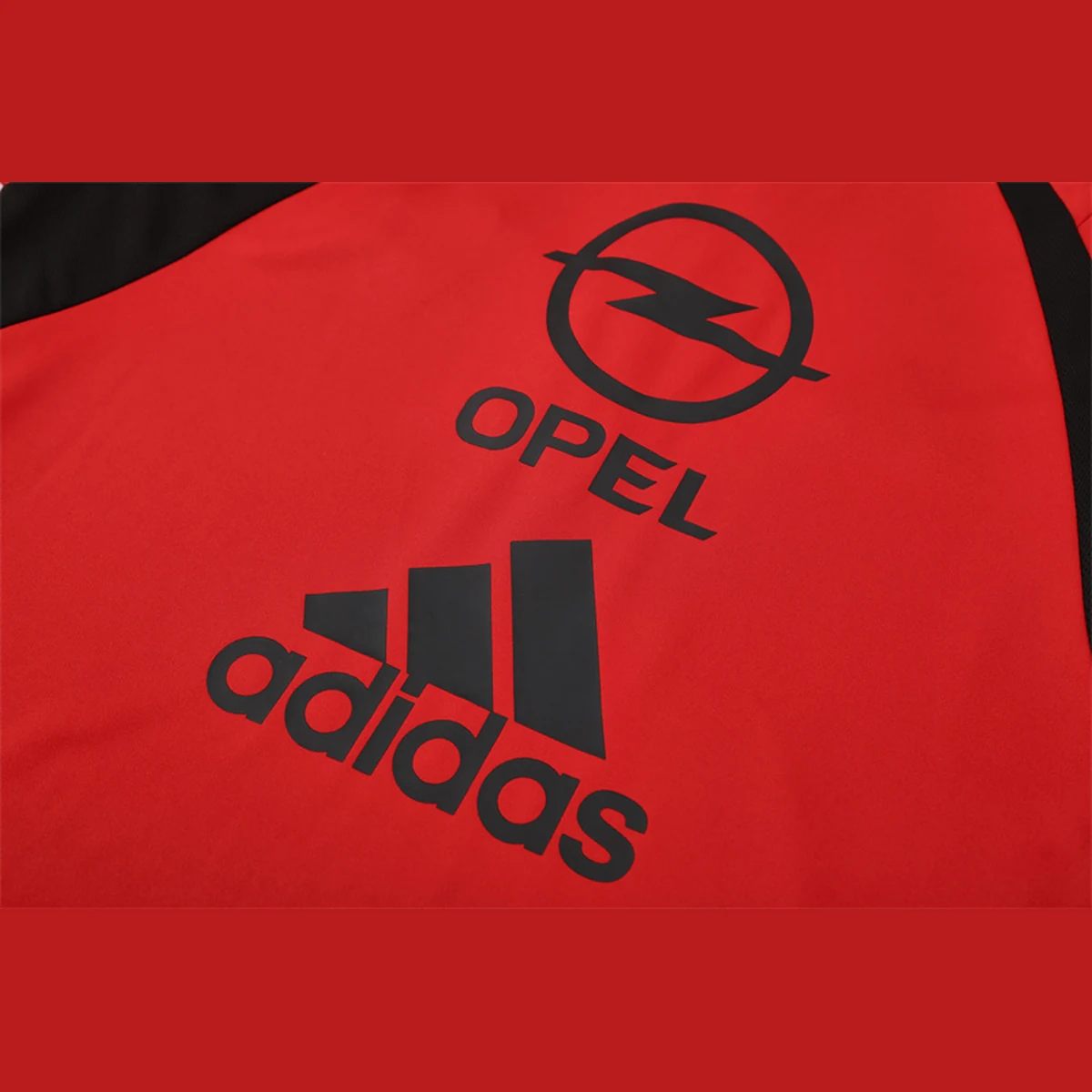 Tifoso Store Milan 2003/04 Felpa Rossa Mezza Zip Retro