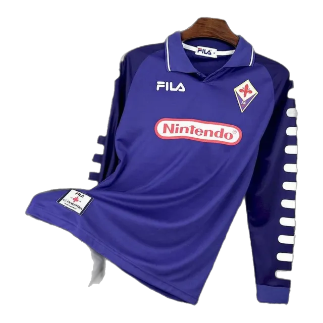 Tifoso Store Maglie da Calcio Fiorentina 1998/99 maglia manica lunga viola