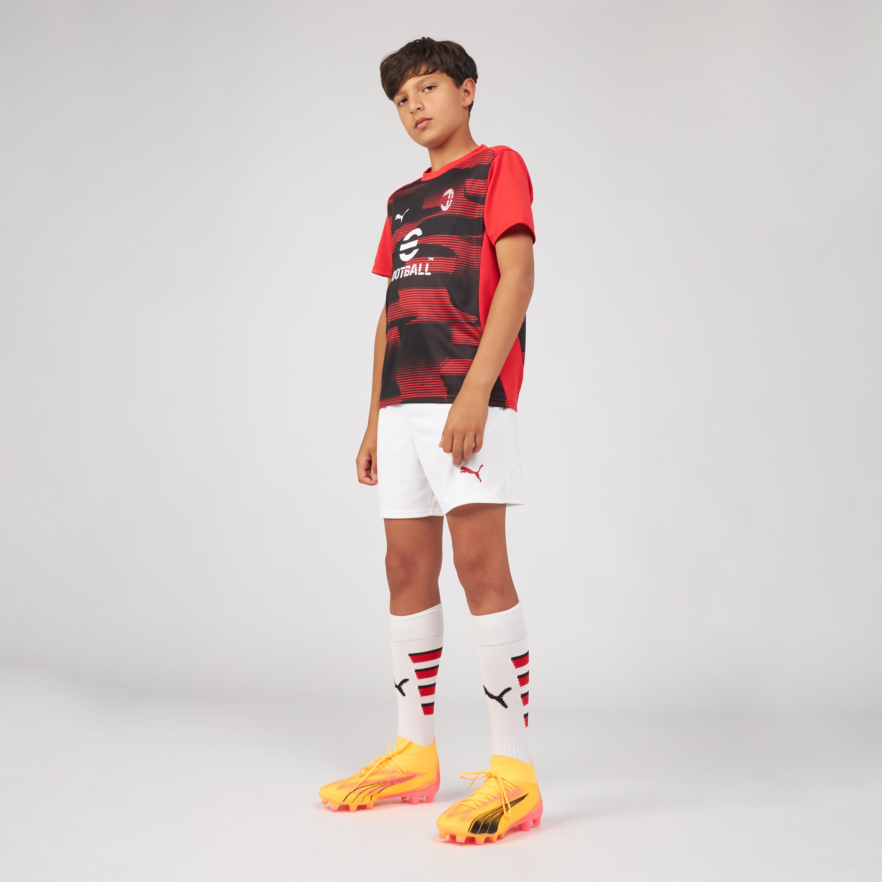AC Milan Prematch 2024/25 maglia bambino manica corta