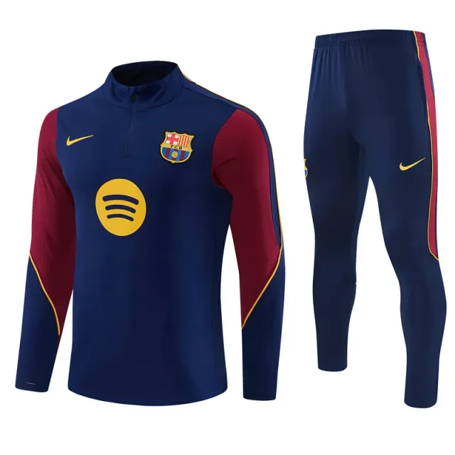 Tifoso Store Tuta Barcellona 2026/27 tuta blu-granata zip