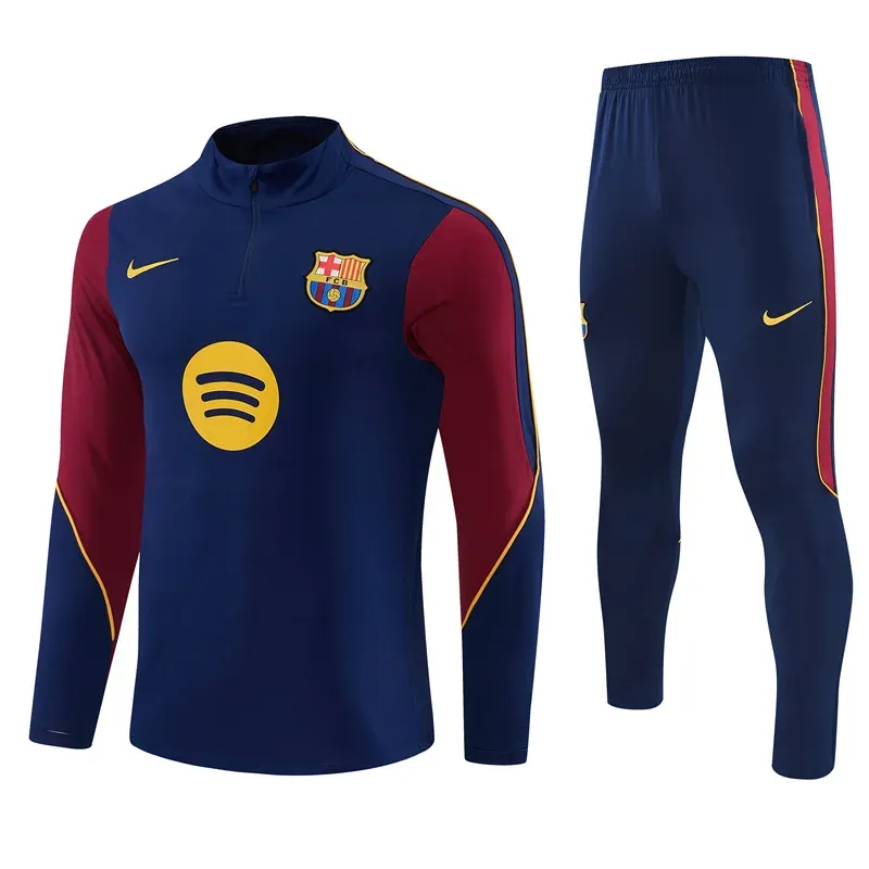 Tifoso Store Tuta Barcellona 2026/27 tuta blu-granata zip