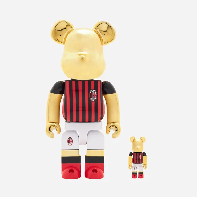 AC Milan Be@rbrick gadget set 2 pezzi oro taglia unica