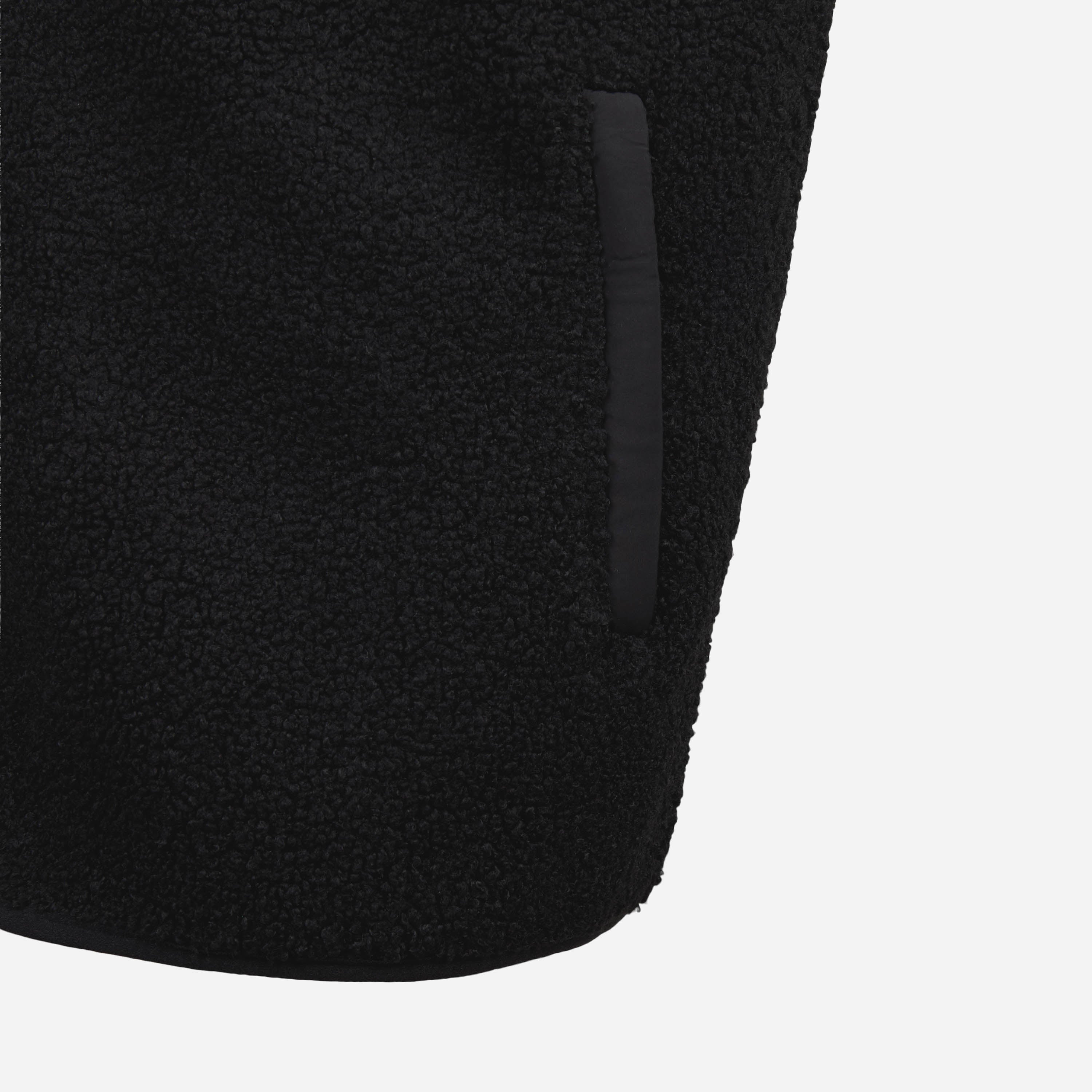 AC Milan Casciavit Gilet Nero Uomo Zip in Sherpa
