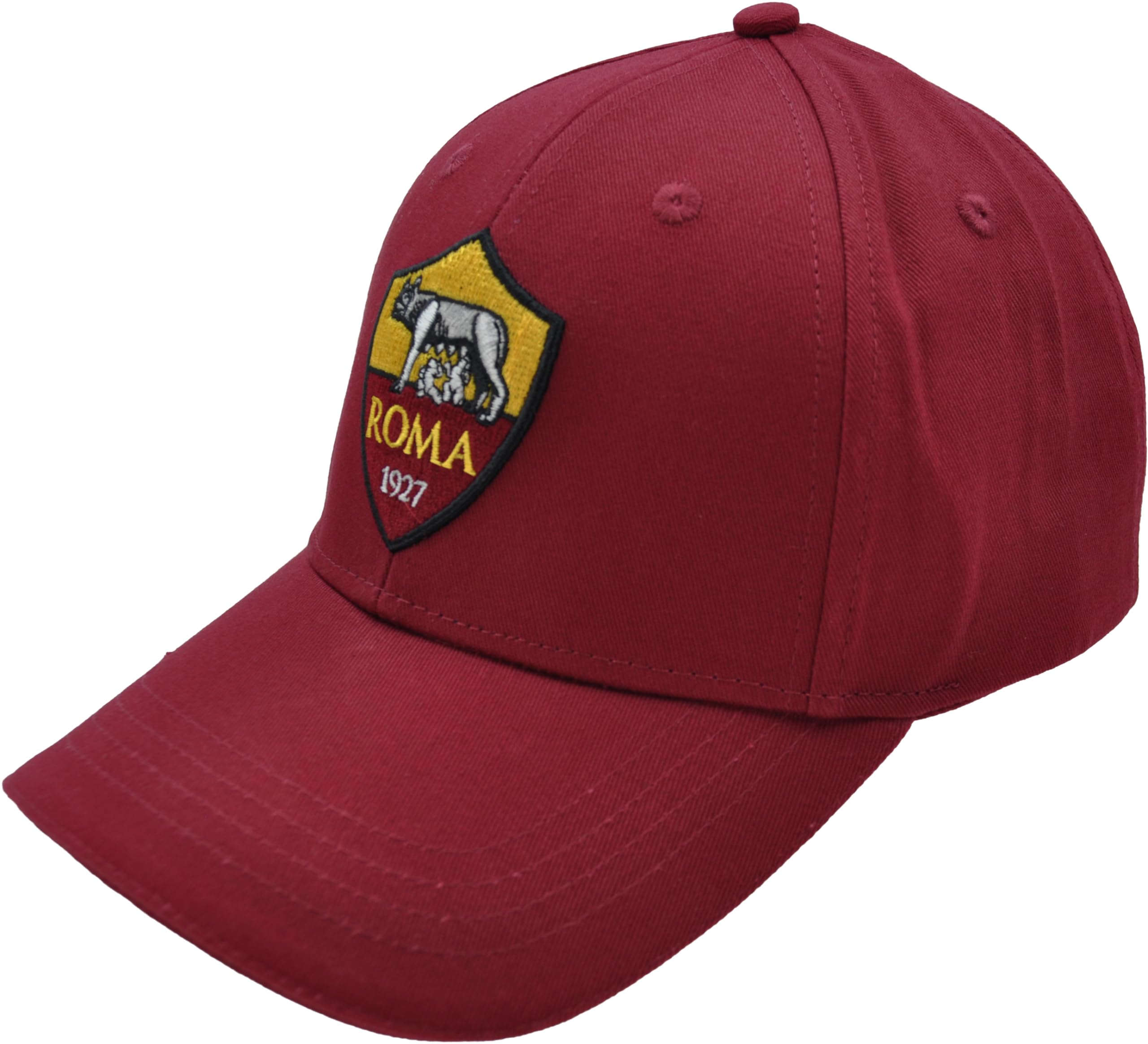 Roma Fanshop Cap Red Crest Cappello Baseball Rosso Ufficiale