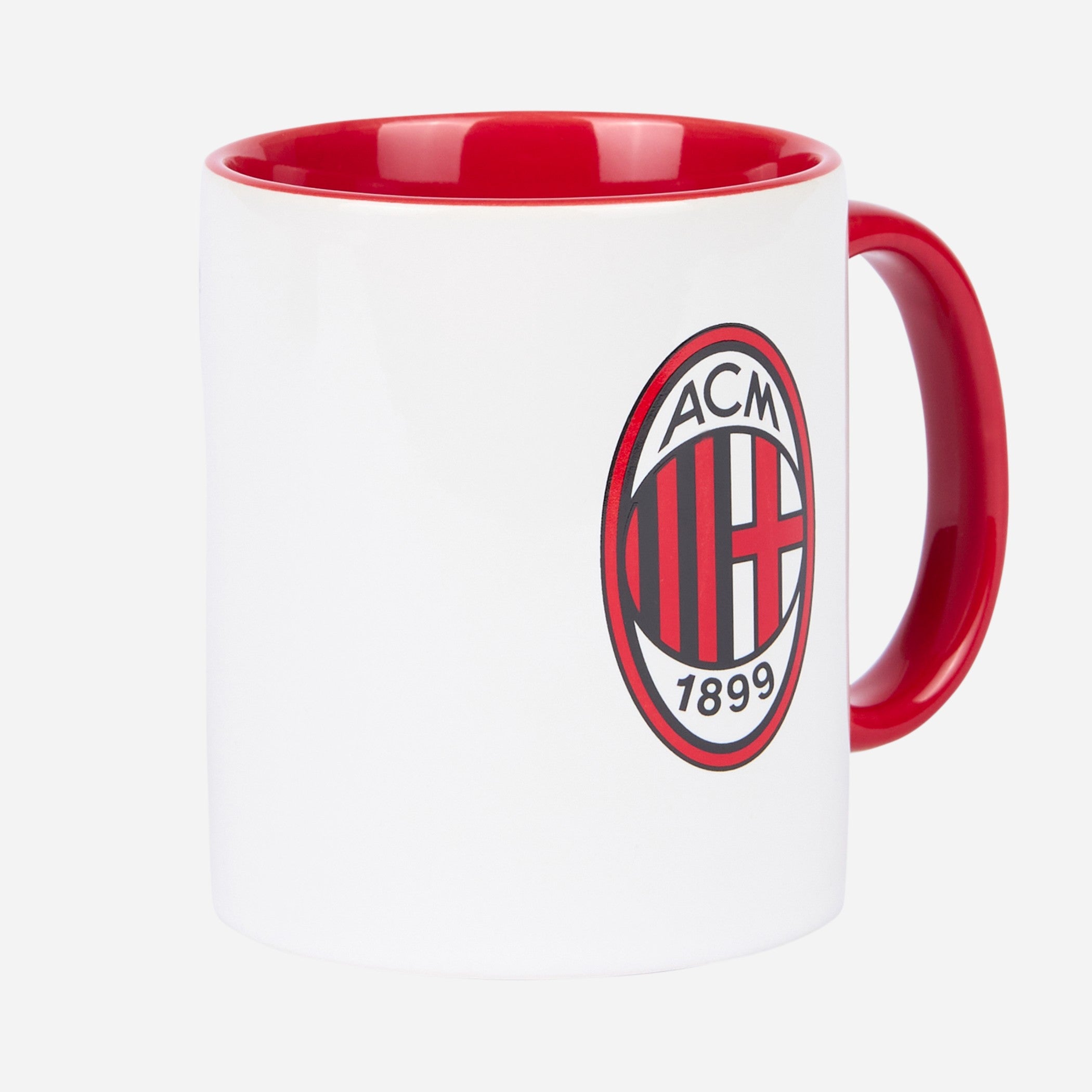 AC Milan Teddy Mug tazza bicolore manico rosso logo ufficiale