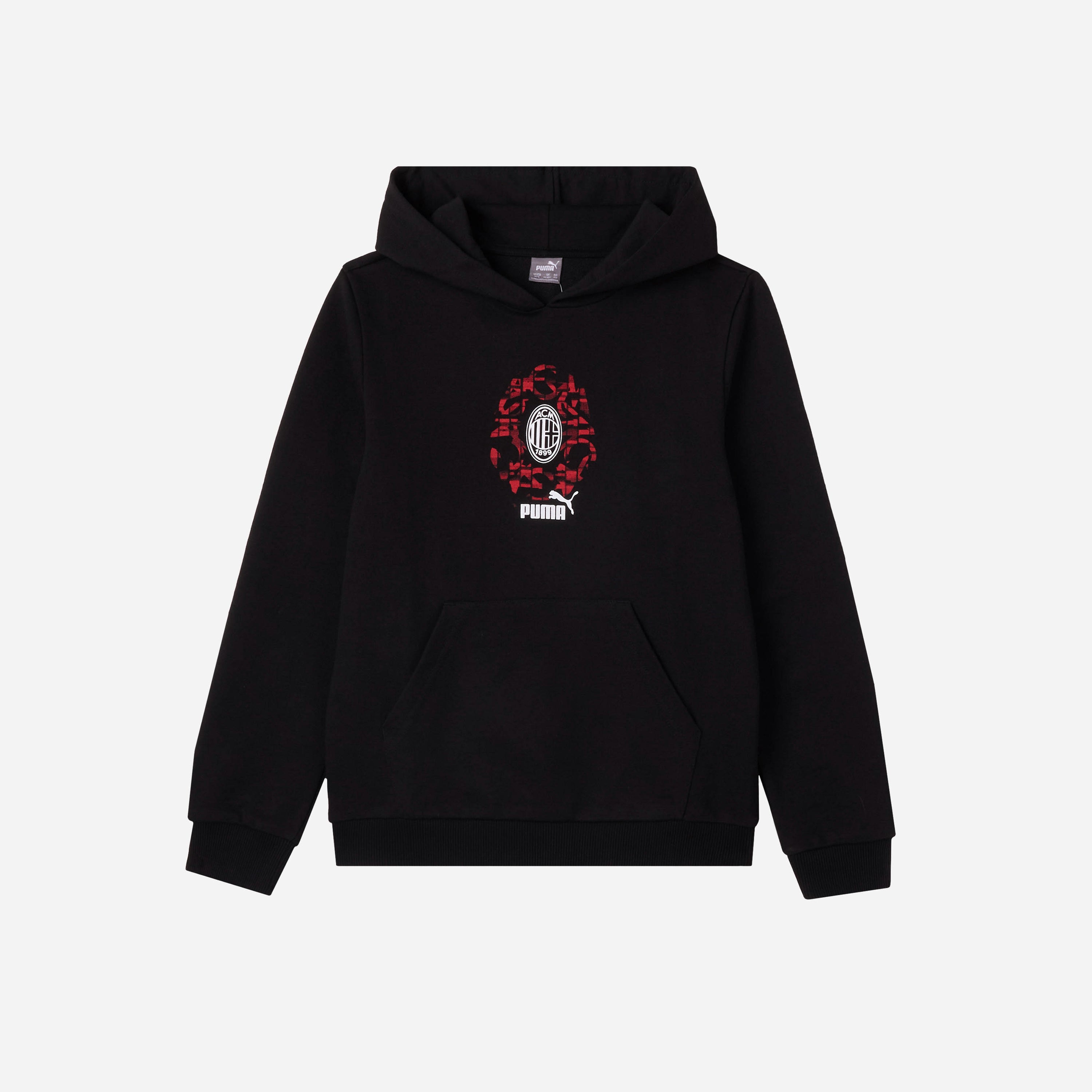 AC Milan Felpe felpa cappuccio Culture nera bambini