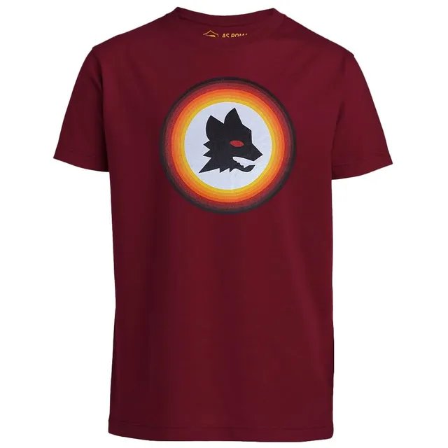 Roma Fanshop Lupetto Stampato t-shirt maglia giallorossa