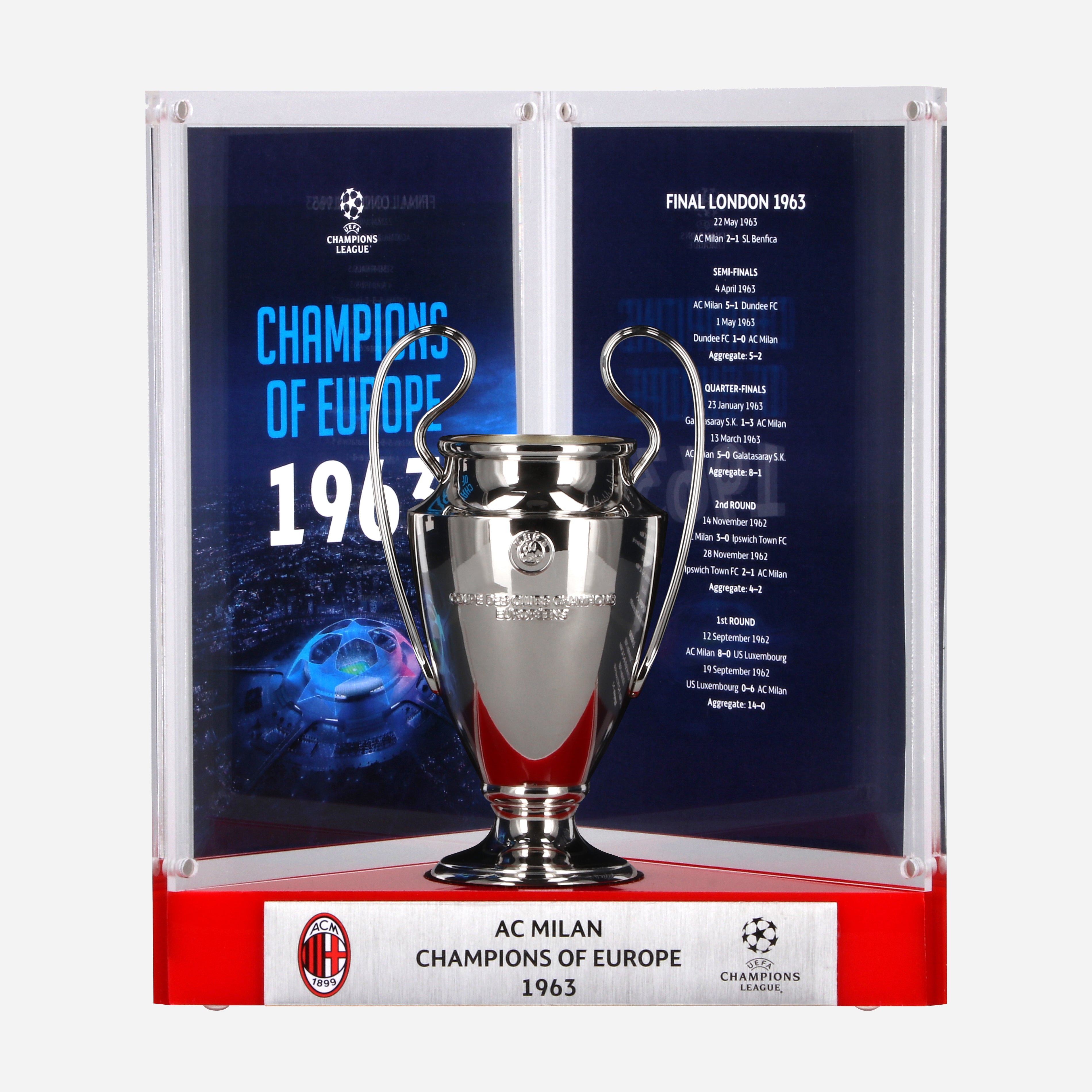 AC Milan Le Livre Ouvert Locandina 150 mm 1963