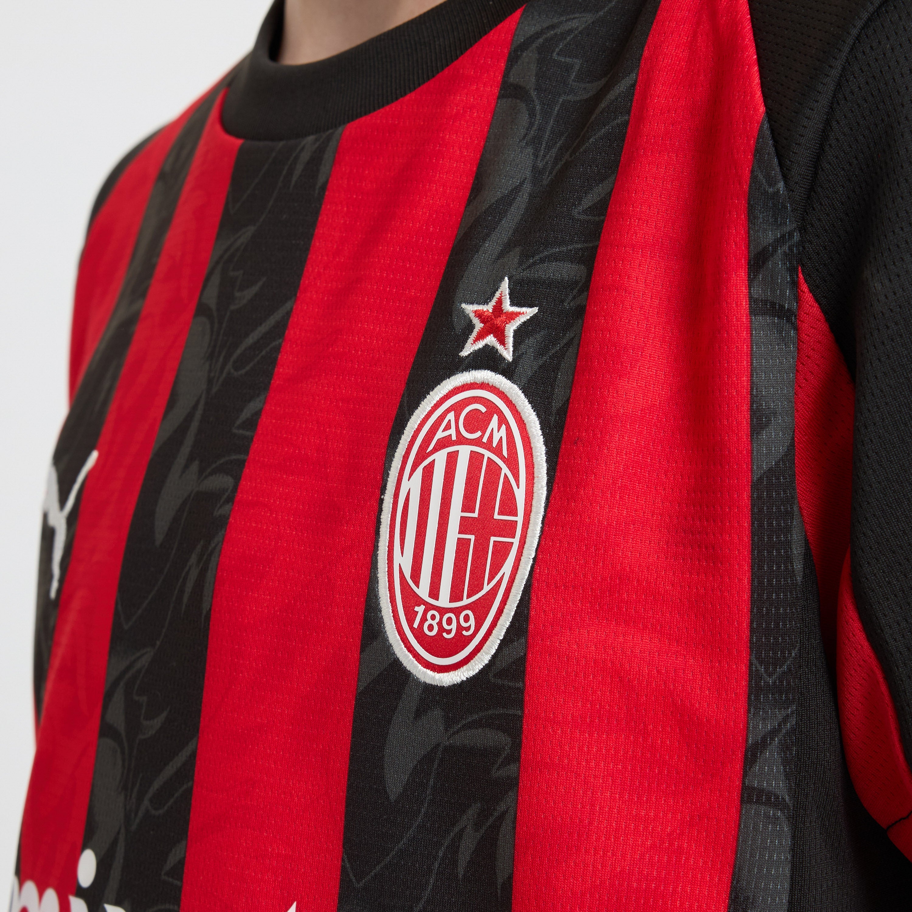 AC Milan Kit Gara Home 2025/26 maglia bambino rossonera