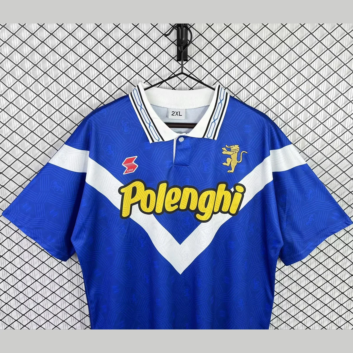 Tifoso Store Brescia 1995/96 maglia calcio azzurra V bianca