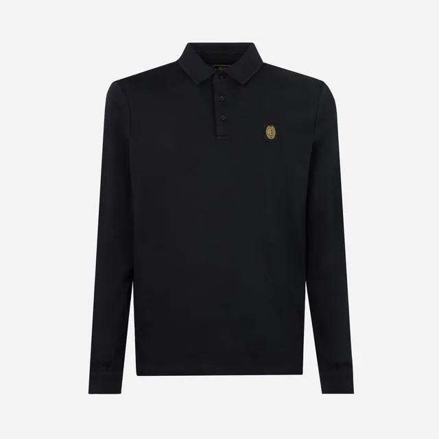 AC Milan Gold Essential polo uomo M manica lunga cotone