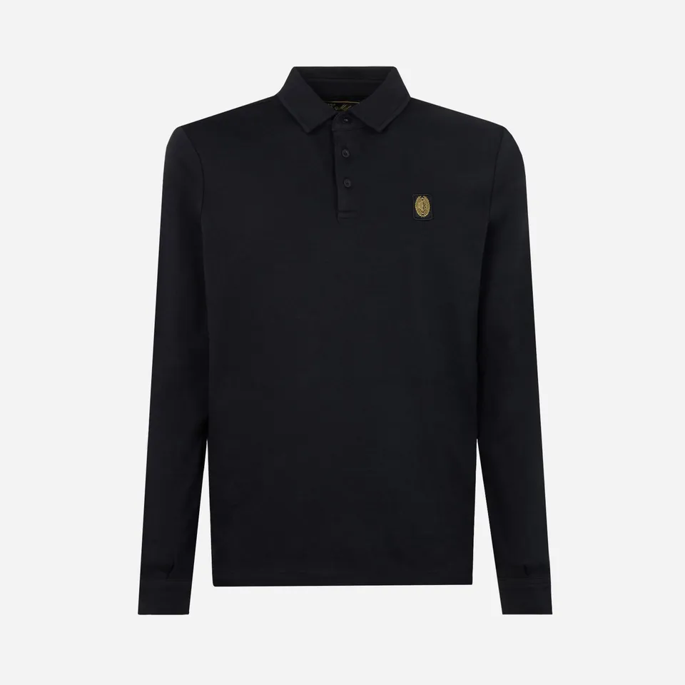 AC Milan Gold Essential polo uomo M manica lunga cotone