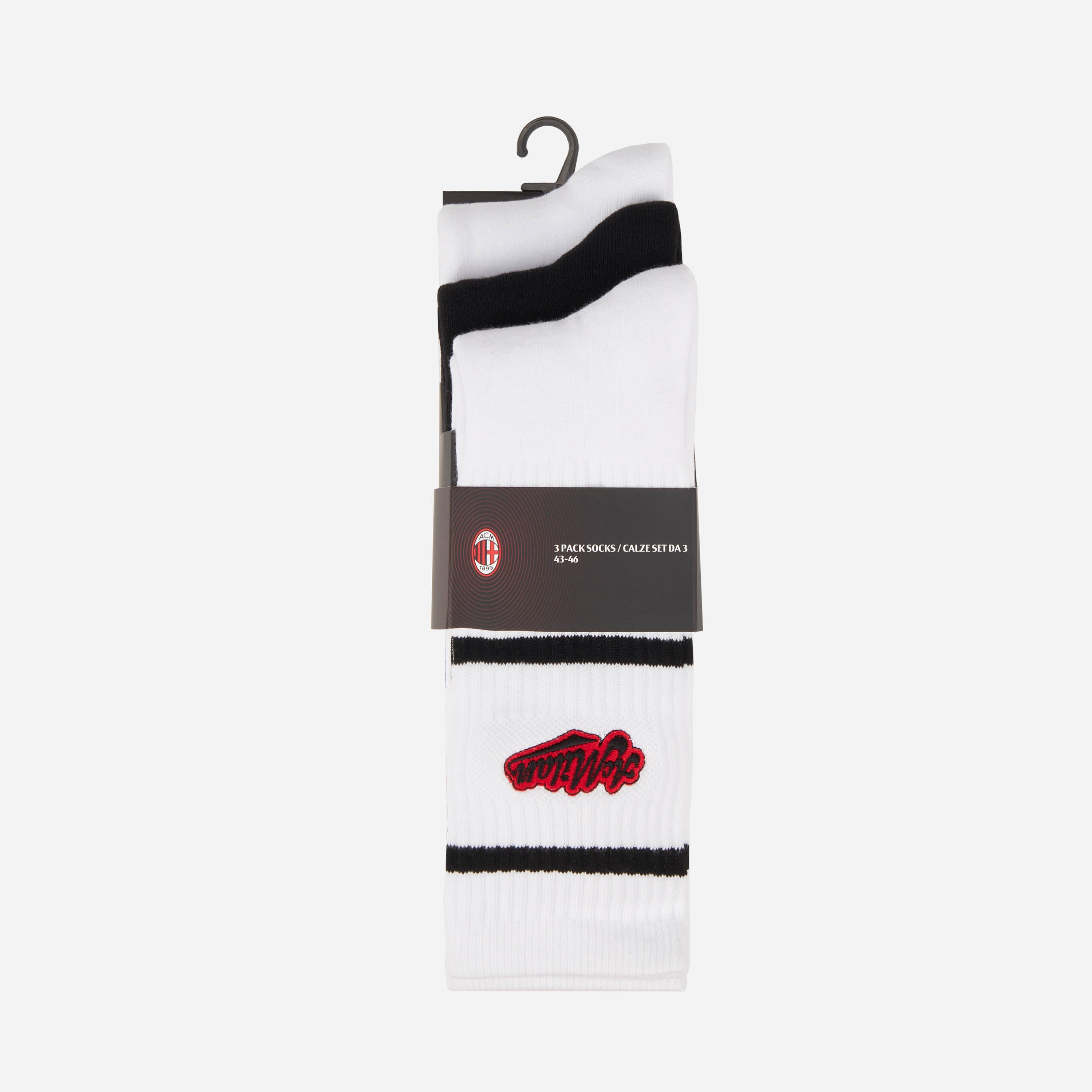 AC Milan Urban Collection set calze cotone logo ufficiale