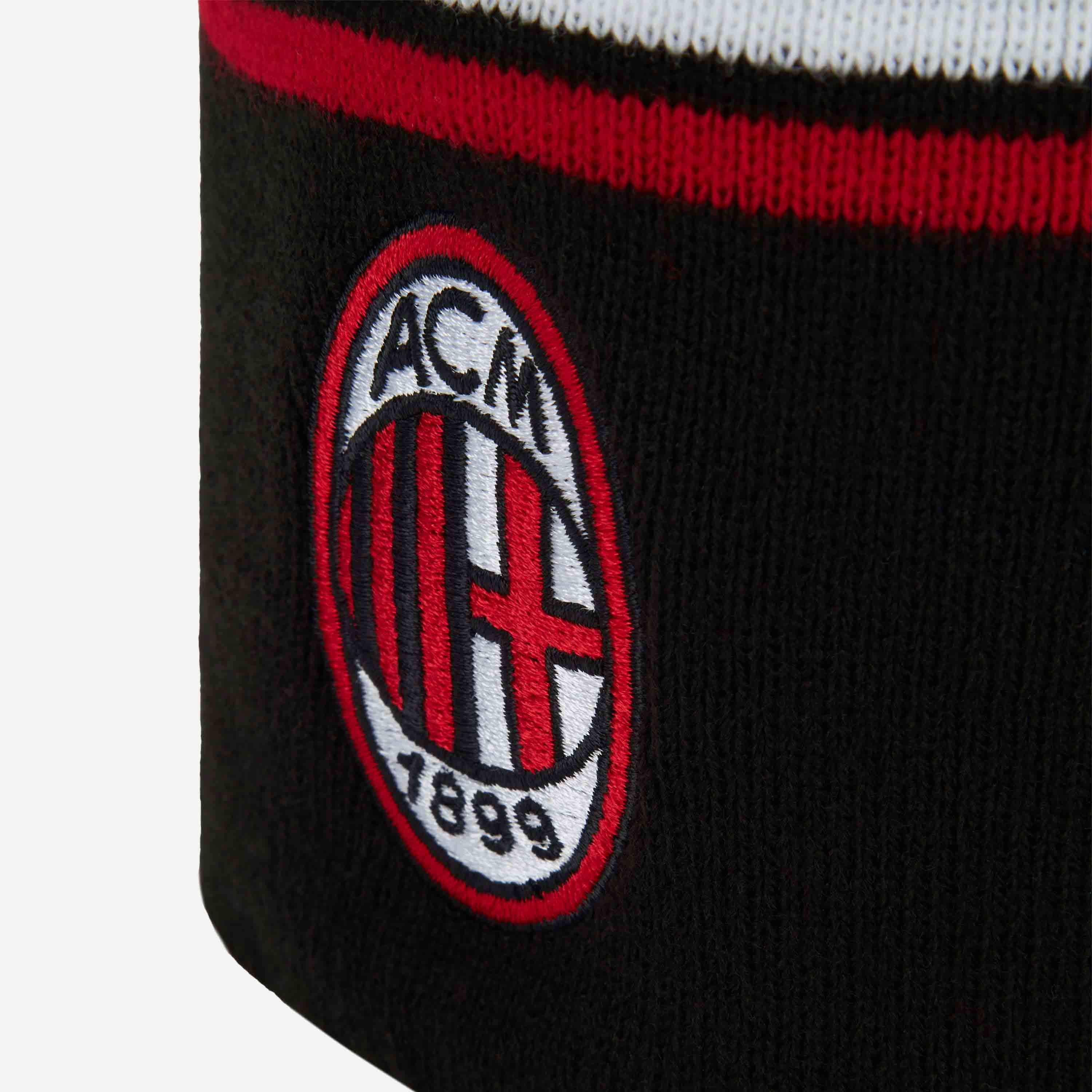 AC Milan Cappelli e Berretti New Era beanie logo strisce taglia unica