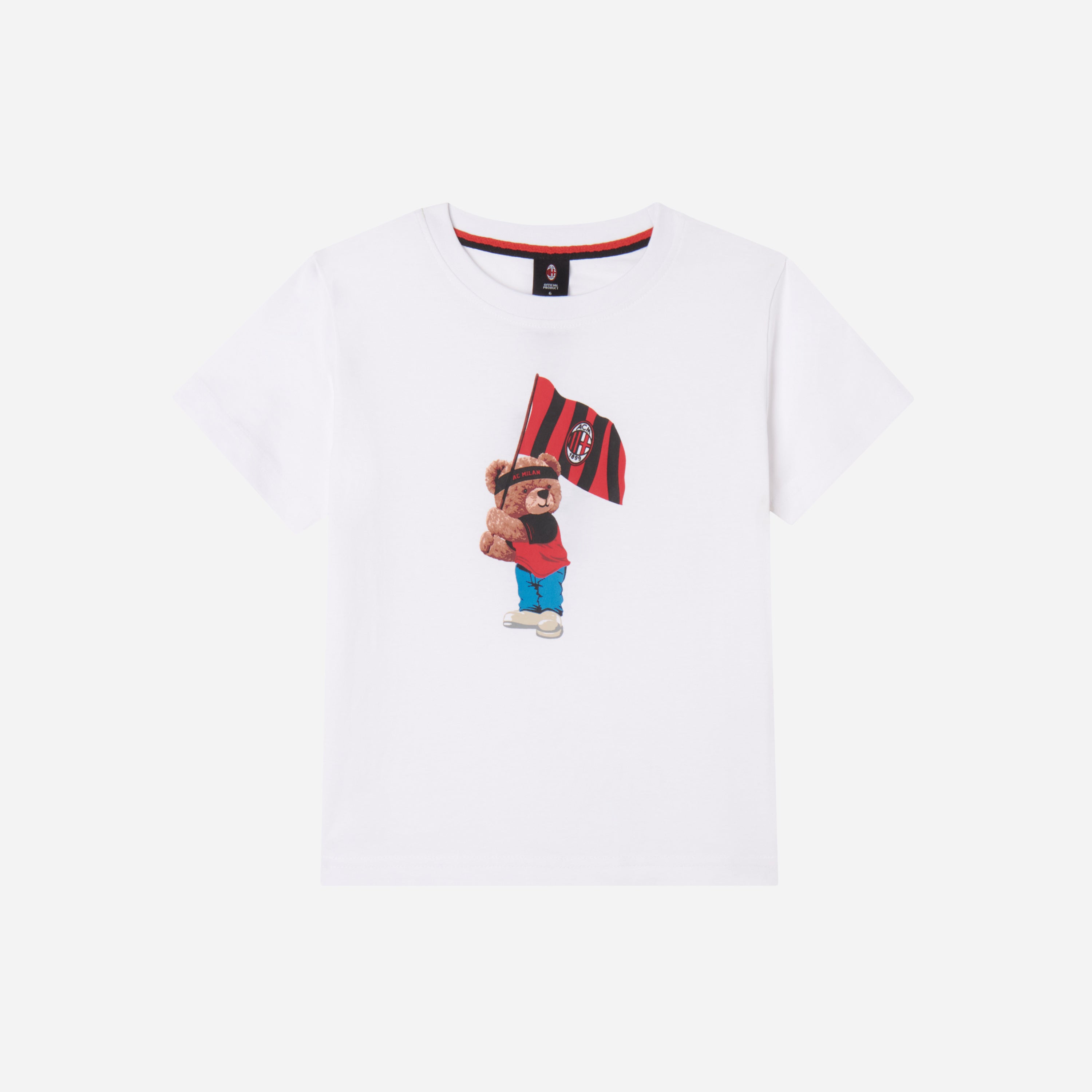 AC Milan Teddy Collection t-shirt bambino bianca 8 anni