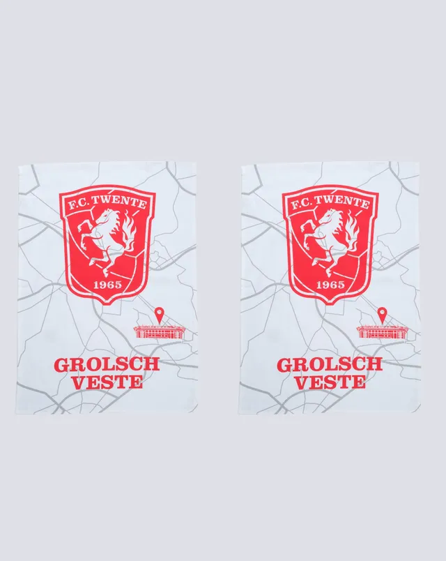 FC Twente Set Strofinacci Cucina Cotone 2 Pezzi O/S