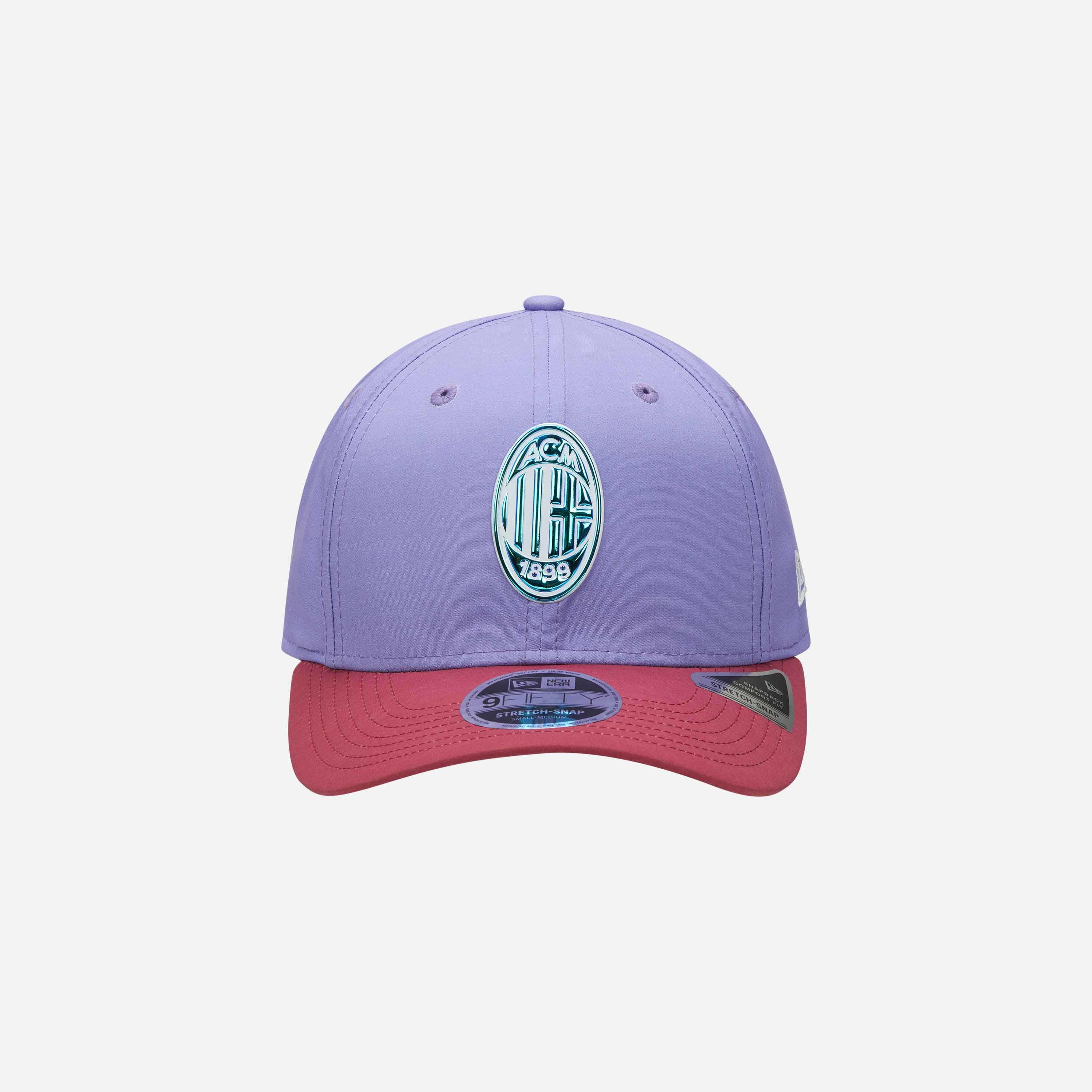 AC Milan 9Forty Stretch Snap New Era cappello logo iridescente