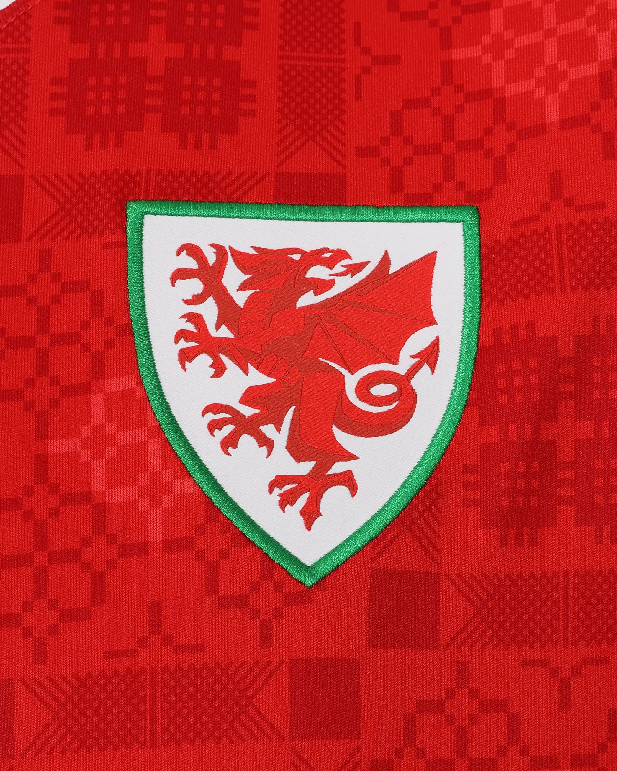 Wales Home Kit maglia manica lunga rossa adulto