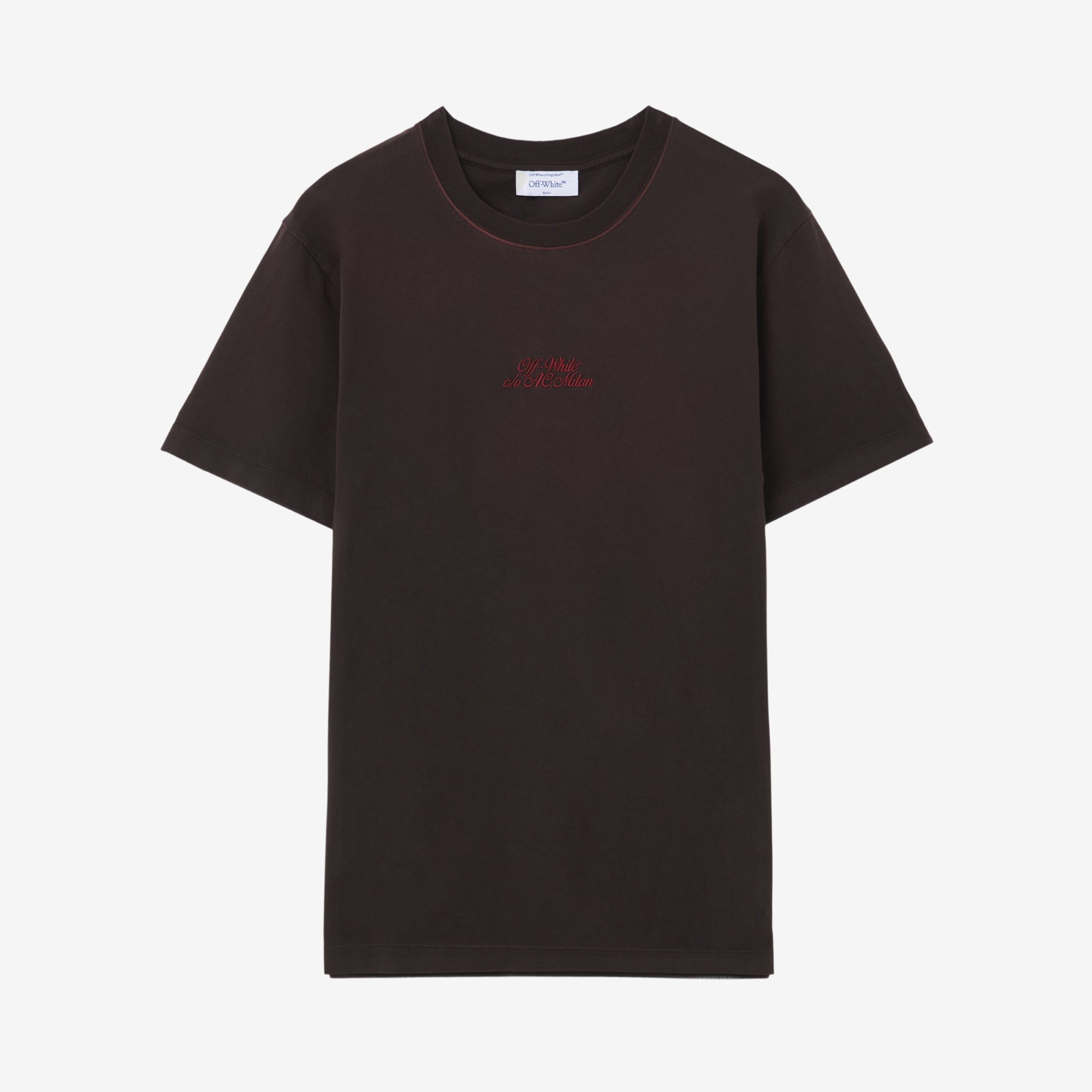 AC Milan Off-White t-shirt bianca regular cotone