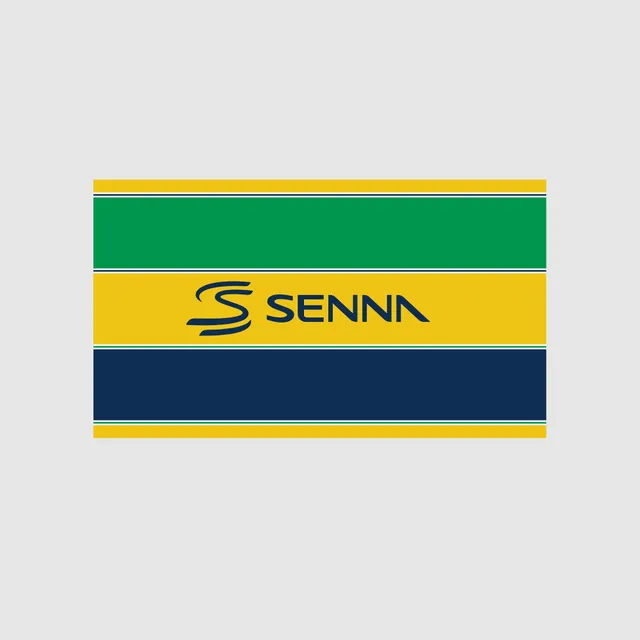 Senna Legacy Accessories Senna Flag bandiera multicolore
