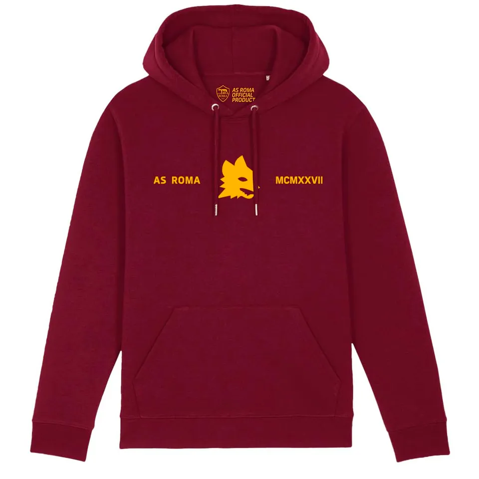 AS Roma MCMXXVII felpa hoodie nera M