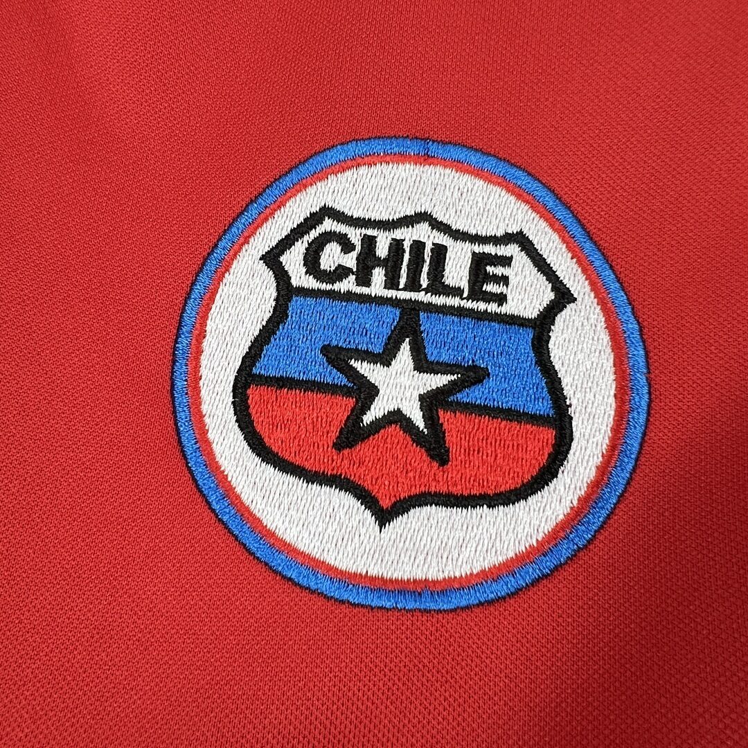 Tifoso Store Cile Retro 2024/25 Maglia Calcio Rossa Casa