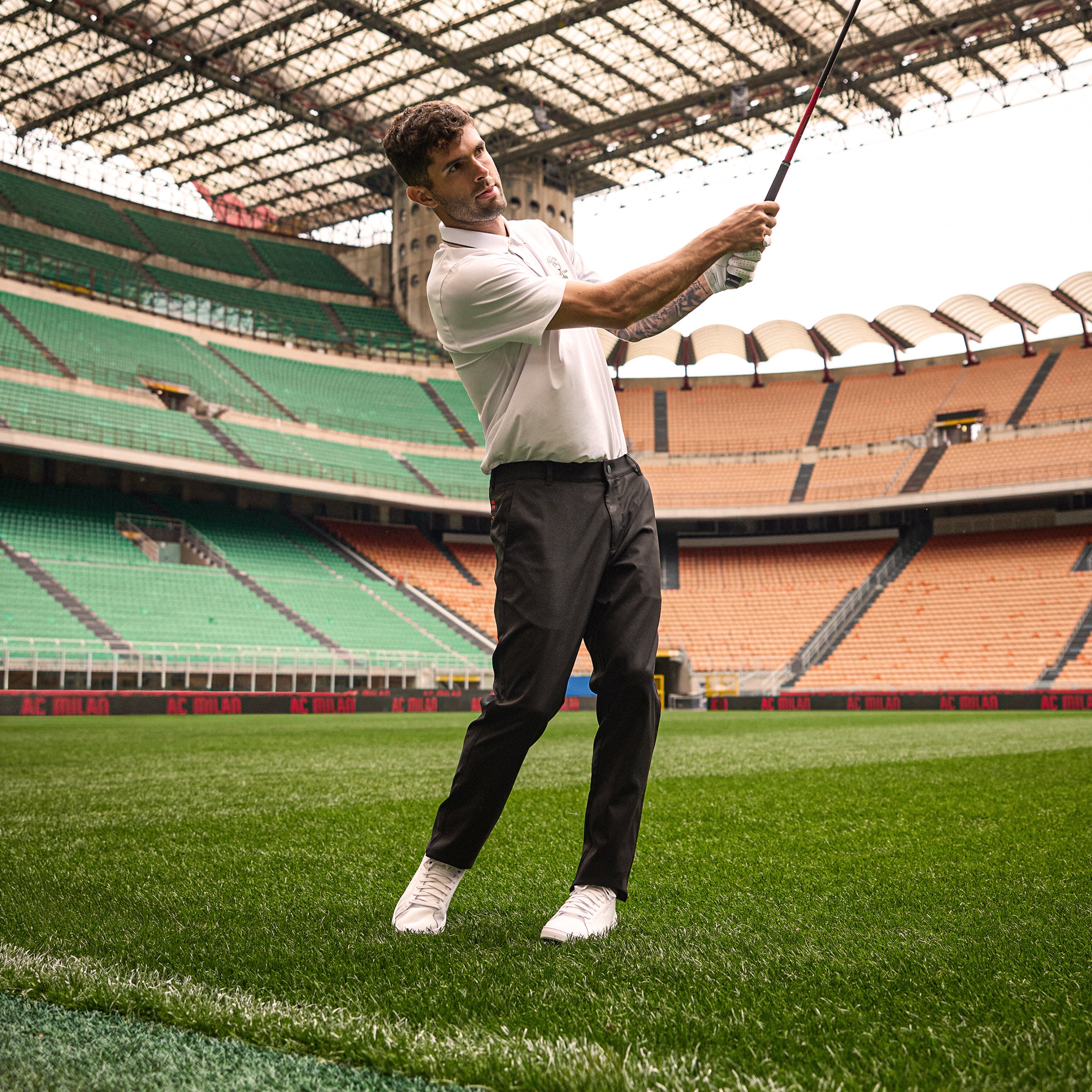 AC Milan Puma x ACM Golf Club pantaloni neri 34