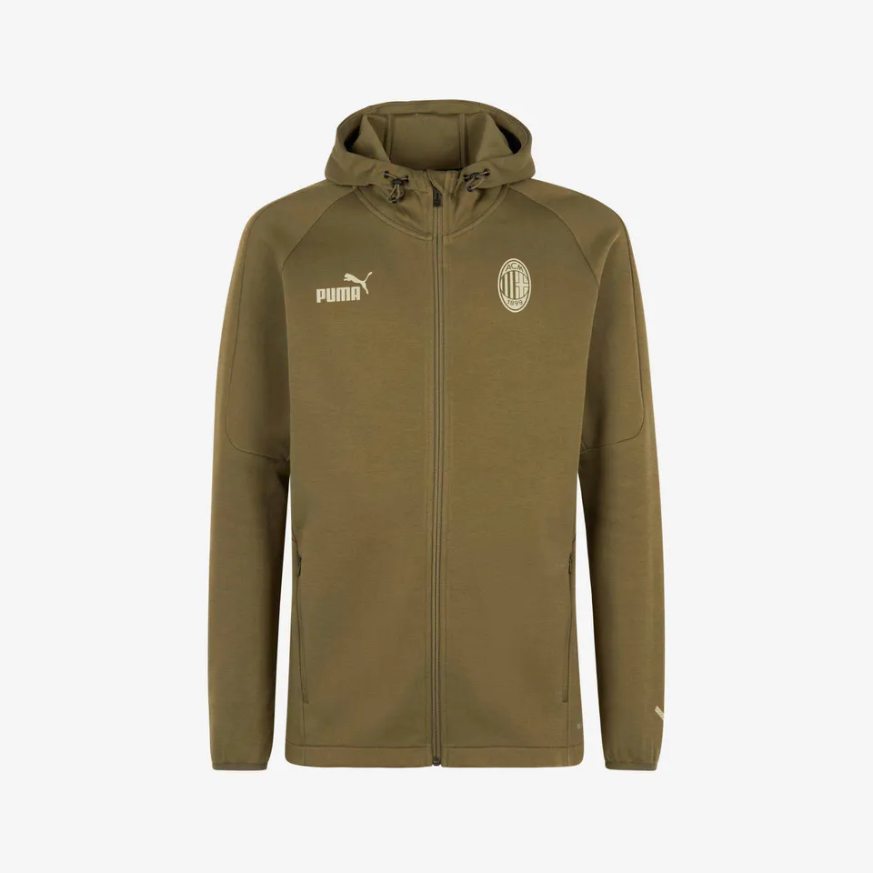 AC Milan Casuals 2022/23 giacca uomo zip cappuccio drycell