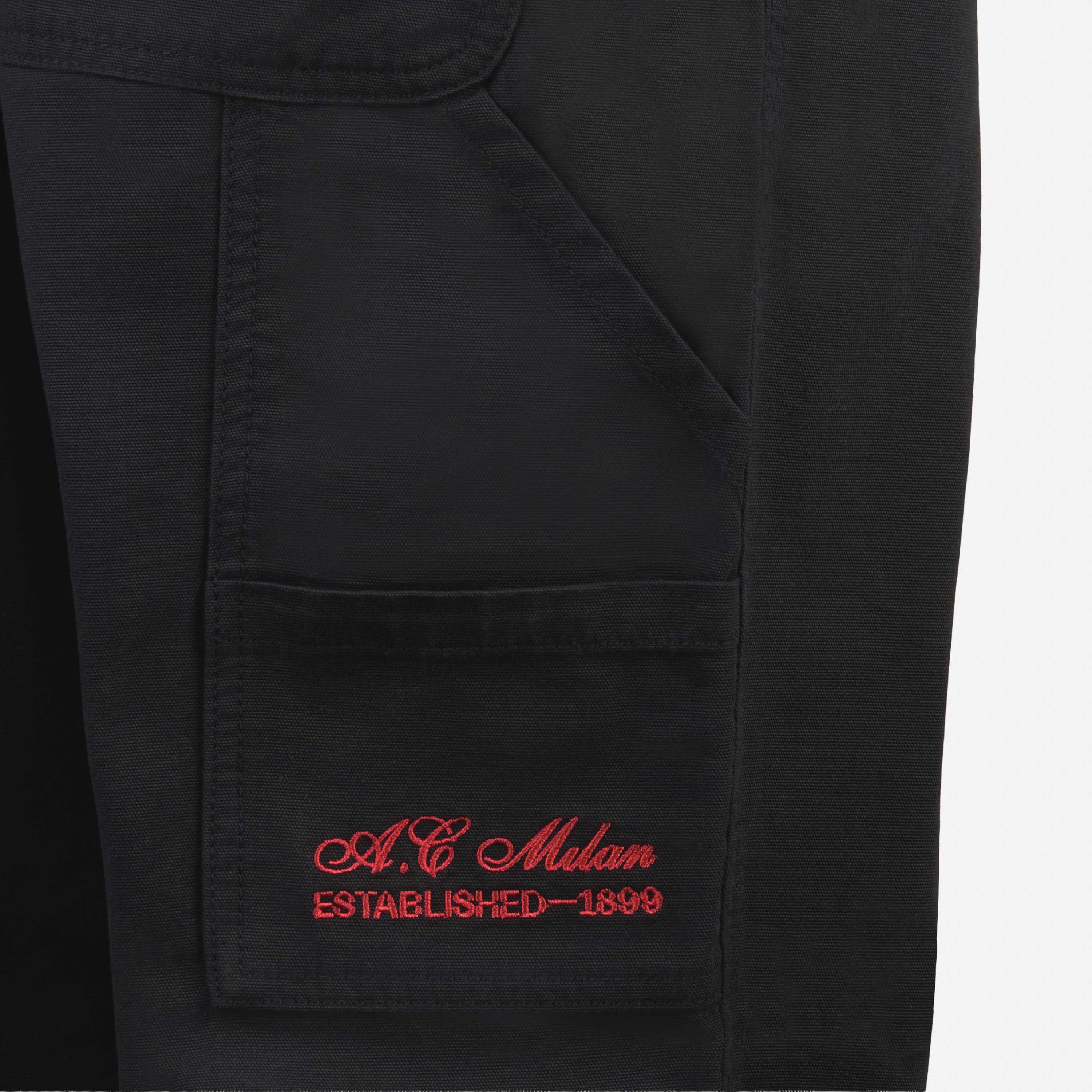 AC Milan Tute Sportive Casciavit Pantaloni Uomo Neri Cotone