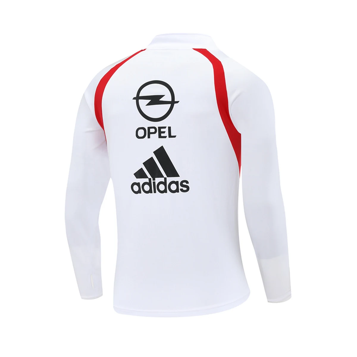 Tifoso Store Milan 2003/04 Felpa Bianca Mezza Zip Retro